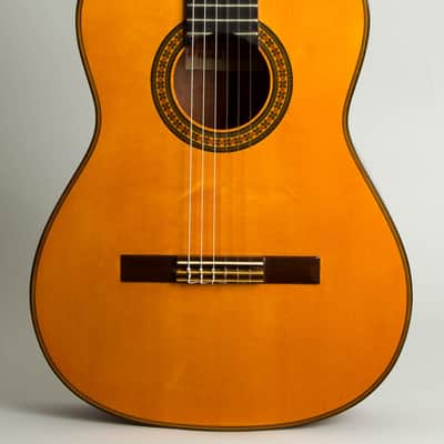 Del Pilar Classical Guitar (1980), black hard shell case. image 3