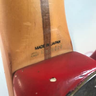 RARE 1984 Fender Japan “The Red Tiger” Medium Scale // Dimarzio Kramer ESP Charvel Satchel image 4
