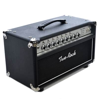 Two Rock Classic Reverb Signature Silver Anodized 50w Head w/Black Bronco Tolex & Silver Skirted Knobs Pre-Order image 2