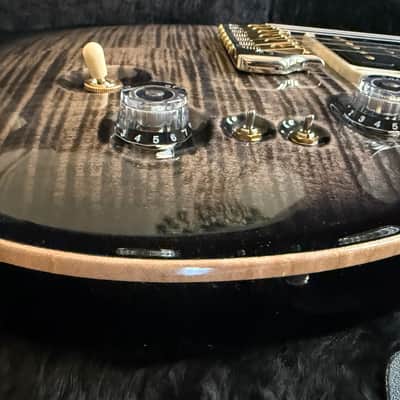 PRS Custom 24 35th Anniversary Charcoal Burst 10 Top Pattern Thin Neck Guitar image 6