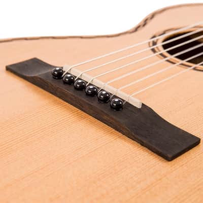 Vintage 'Viator' Paul Brett Acoustic Travel Guitar ~ Nylon Strung ~ Natural image 6