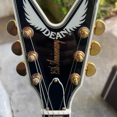 Dean USA 25th Anniversary Gold plated Cadillac 2002 - Amber Burst image 3