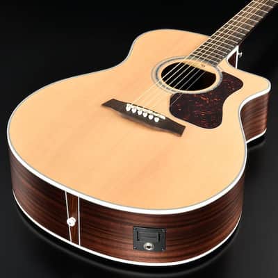 Walden G800CE Natura All-Solid Sitka/Rosewood Grand Auditorium Acoustic Cutaway-Electric Guitar Satin Natural w/Gigbag image 2
