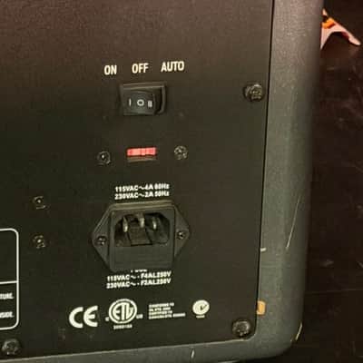KRK V8 Series I Passive/Active Studio Monitors - Matching Pair (One Blown / Non-Functioning - Project Set) image 25