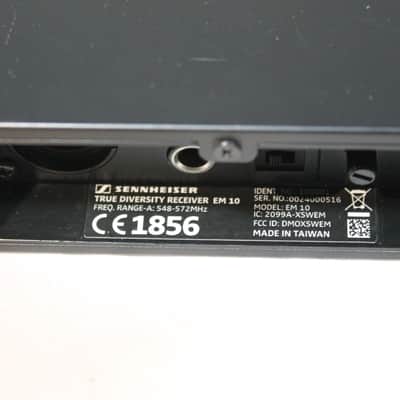 Sennheiser XS Wireless true diversity receiver EM 10 Freq. Range A 548-572 MHz image 3