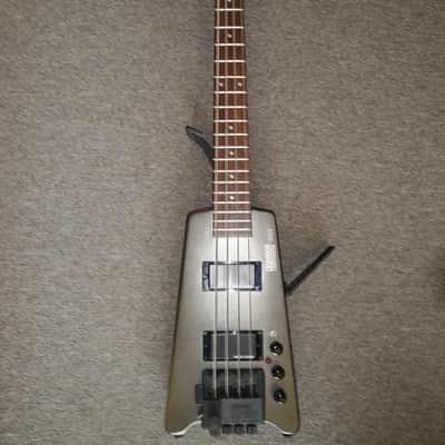 Hohner B2ADB Headless "Steinberger Copy" 4-String Bass Grey Nickel Stain image 1