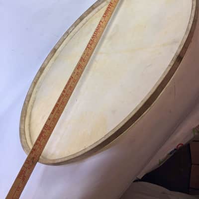 Ludwig 28" Calf Skin Bass Drum Head Vintage 30s Batter/Resonant Early American image 4