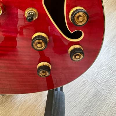 Ibanez AS93FM-TCD Artcore Expressionist 2018 Transparent Cherry Red image 3