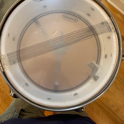 Ludwig Vintage Pioneer 6 lug snare drum 1966 - Red Sparkle image 8