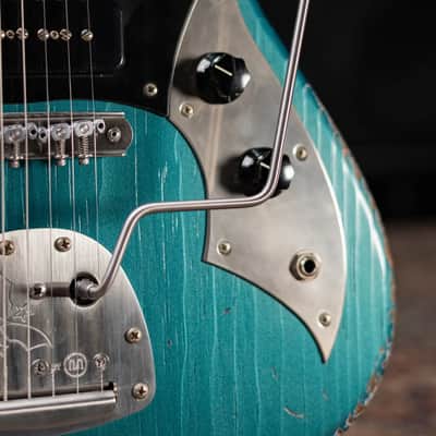Novo Custom Shop Serus J Electric Guitar - Ocean Turquoise with Gig Bag image 14