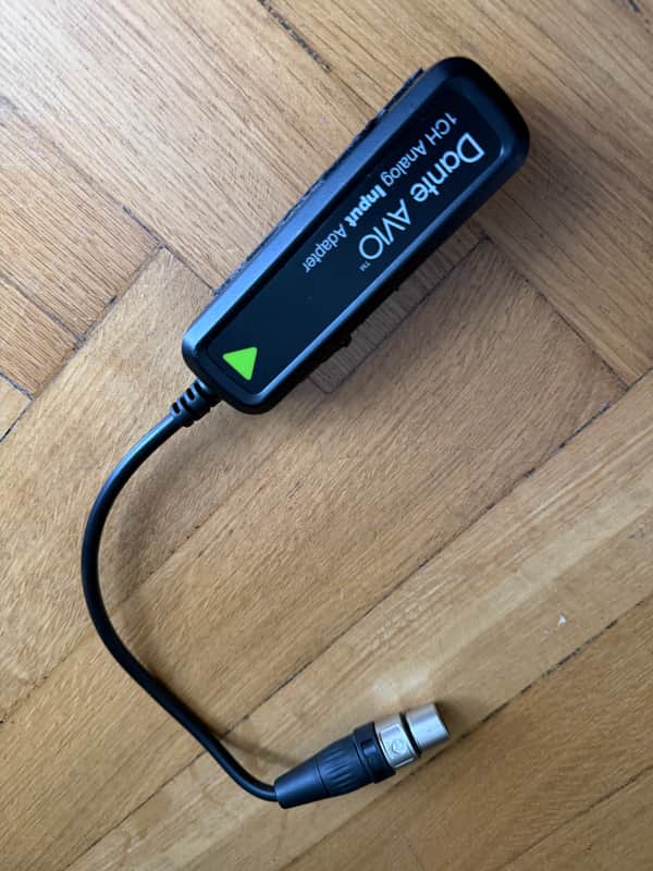 AUDINATE Dante AVIO 1-Channel Audio Input adapter image 1