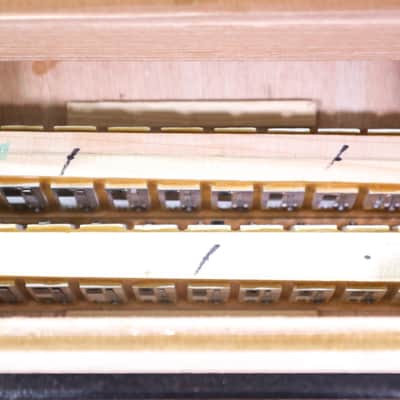 Hohner Erica 2-Row 8-Bass 21-Treble Button A-D Red Diatonic Accordion - Germany image 8