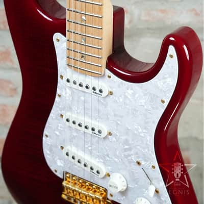 FENDER Stratocaster Richie Kotzen Signature TRB - 2016 Made in Japan - Flamed Trans Red Burst image 15
