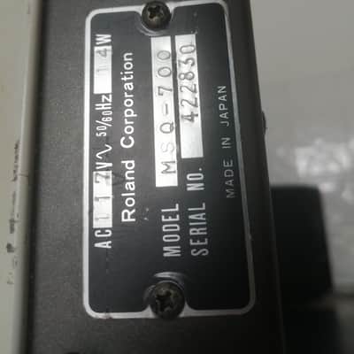 Roland MSQ-700 Multitrack Digital Keyboard Recorder 1984 - 1986 - Beige image 2