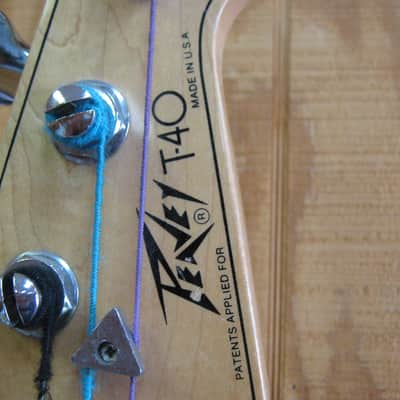 Vintage 1977 USA Peavey T-40 Bass W/ Case Retro Nice! image 5