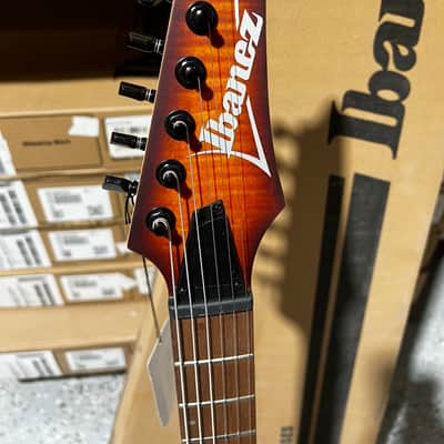 Ibanez RGA42FM Solidbody Electric Guitar - Dragon Eye Burst Flat image 4