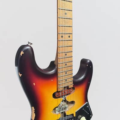 EVH Frankenstein "Frankie" Relic Electric Guitar - Sunburst image 6