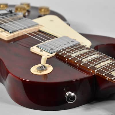 2012 Gibson Les Paul Studio Wine Red Robot Left-Handed Electric Guitar w/OHSC image 6