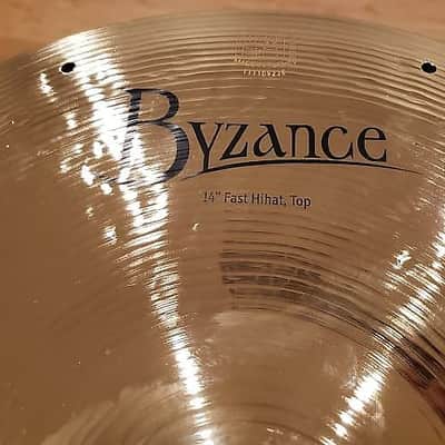 Meinl B14FH 14" Byzance Brilliant Fast Hi-Hat Pair Cymbals w/ Video Link image 4