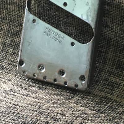 Lefty Vintage 1960s Reissue Fender USA Aged Tele Ashtray Bridge Relic Lefty Conversion image 2