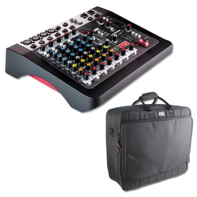 Allen & Heath ZEDi-10FX 10-Channel Mixer with USB Audio Interface and Gator G-MIXERBAG-2118 Mixer Bag image 1