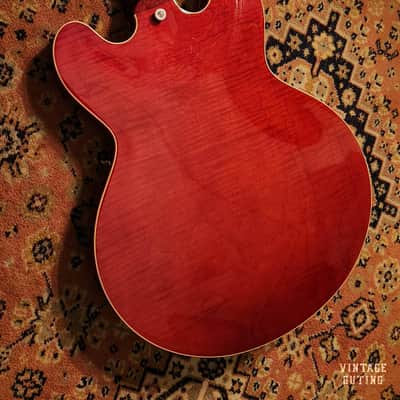 2023 Gibson ES-335 Figured Sixties Cherry w/ OHSC | Block Inlay, Figured Top image 10