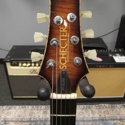 Schecter PT Elite USA Custom Shop Electric Guitar - Vintage Burst image 2