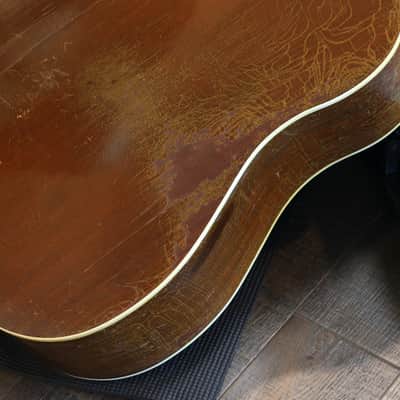 Vintage! 1940's Gibson J-50 Dreadnought Acoustic Guitar Natural + HSC image 16