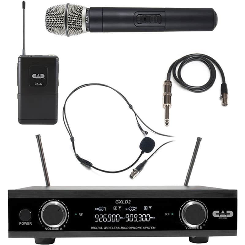 CAD GXLD2HB Instrument & Vocal Wireless Microphone Set image 1