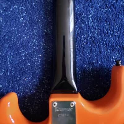 Kramer Customized Parts, Carrera Neck and Pacer Imperial Body 1983-1985 Header Orange image 7