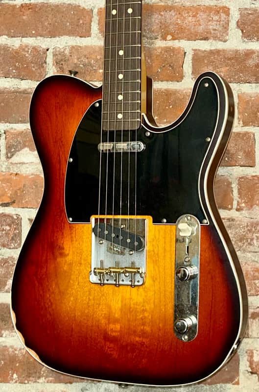 "NEW"  Fender Jason Isbell Signature Custom Telecaster, Road Worn Chocolate Sunburst, Includes FREE Fender Hard Shell Case ! image 1