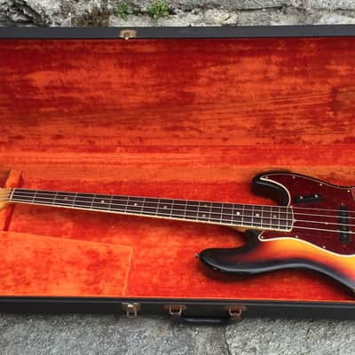 Fender Jazz Bass 1966 - Sunburst Dot and Binding image 22