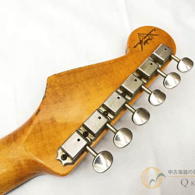 Fender 1961 Stratocaster Heavy Relic Graffiti Yellow 2022 image 6