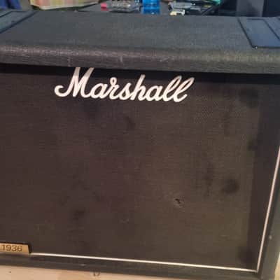 Marshall 1936 Lead 150-Watt 2x12" Guitar Speaker Cabinet 1981 - Present - Black image 1