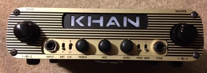 Khan Audio Khan Pak Amp 2 Channel Micro Tube Amp With Footswitch 2017 image 1
