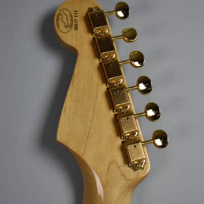 Circa 1989 Fender Stratocaster Custom Shop H.L.E Gold '57 RI #313 Guitar w/OSHC image 21