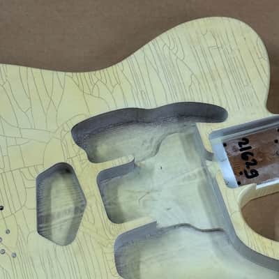 2162g Kohlin Guitars T-Type Roasted Pine replacement body Aged Nitro Relic Butterscotch Made in Sweden fits Fender Telecaster necks image 3