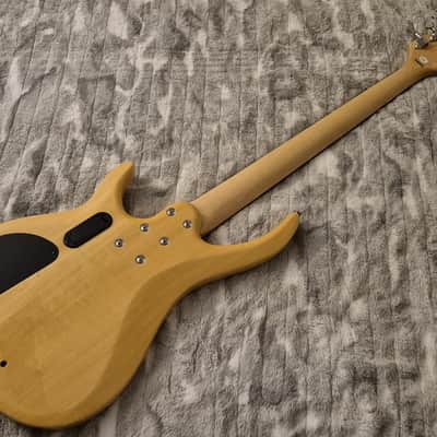 Rogue LX408 Pro - 8-String Double Course Bass - Active/Passive - 2010s - Natural / Yellow Flamed Maple - w/ Hardshell Case image 10