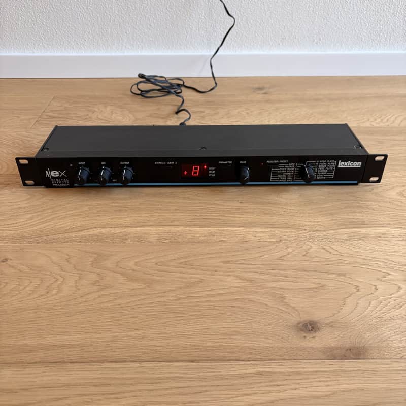 Vintage Lexicon ALEX - Multi Effects Processor Reverb Delay Modulation Rack Mount + original PSU! Top! image 1