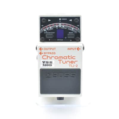BOSS TU-2 Chromatic Tuner Tokyo Silver Star TSS Buffer MOD w/ Box & Manual image 2