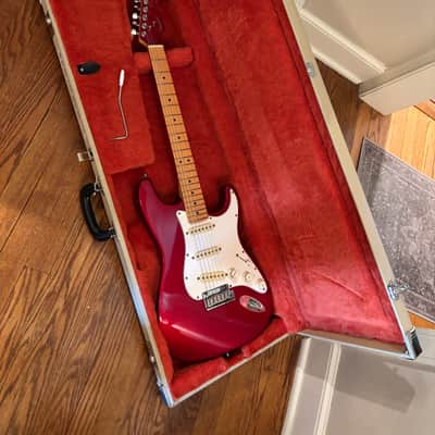 Fender FSR American Standard Strat 1995 - Candy Apple Red image 8