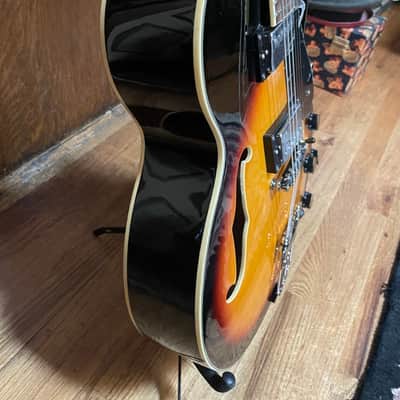 Glen Burton GE775 TS Chicago Maple Neck Jazz Box Guitar image 5
