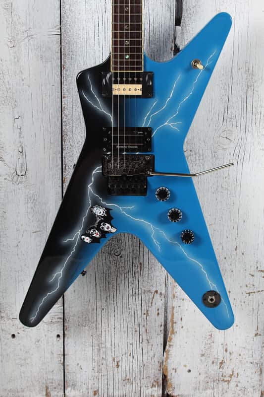 Dean Dimebag From Hell ML Electric Guitar Lightning Cowboy From Hell Graphic image 1
