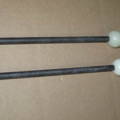 one (new old stock) pair Gambal Manufacturing GPN (UG13GPNXX) Bells, Xylophone Percussive Keyboard MALLETS, 1 inch White Hard Acrylic Ball Heads with Black Synthetic Shafts, with original packaging - from 1990s - early 2000s image 19