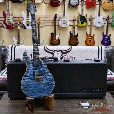 2026 PRS Signature Dealer Exclusive LTD Artist Grade Custom 24 Quilt Faded Indigo(Private Stock Color) 7.15 lbs image 6