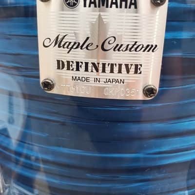 Yamaha Maple Custom Definitive  - Blue Oyster image 3