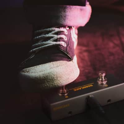 SONICAKE Dual Footswitch Pedal for Guitar Effect Pedal Dual Momentary Foot Switch Guitar Pedal with TRS Cable(U.S. domestic inventory) image 7