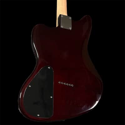 Tone Bakery Jazzbird M with Warmoth Neck and Custom Pickguard - Sunburst image 4