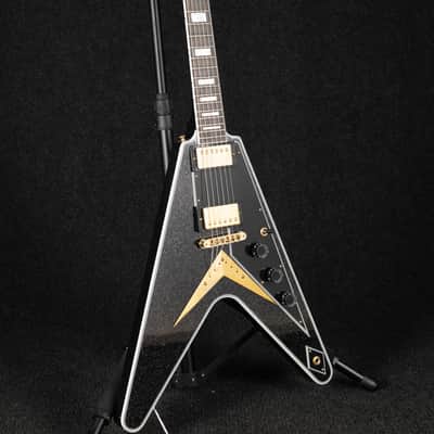 Gibson Custom Shop Flying V Custom - Ebony Sparkle image 7