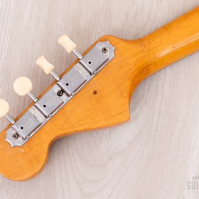 1966 Fender Mandocaster Vintage Electric Mandolin Sunburst, 100% Original w/ Case image 5